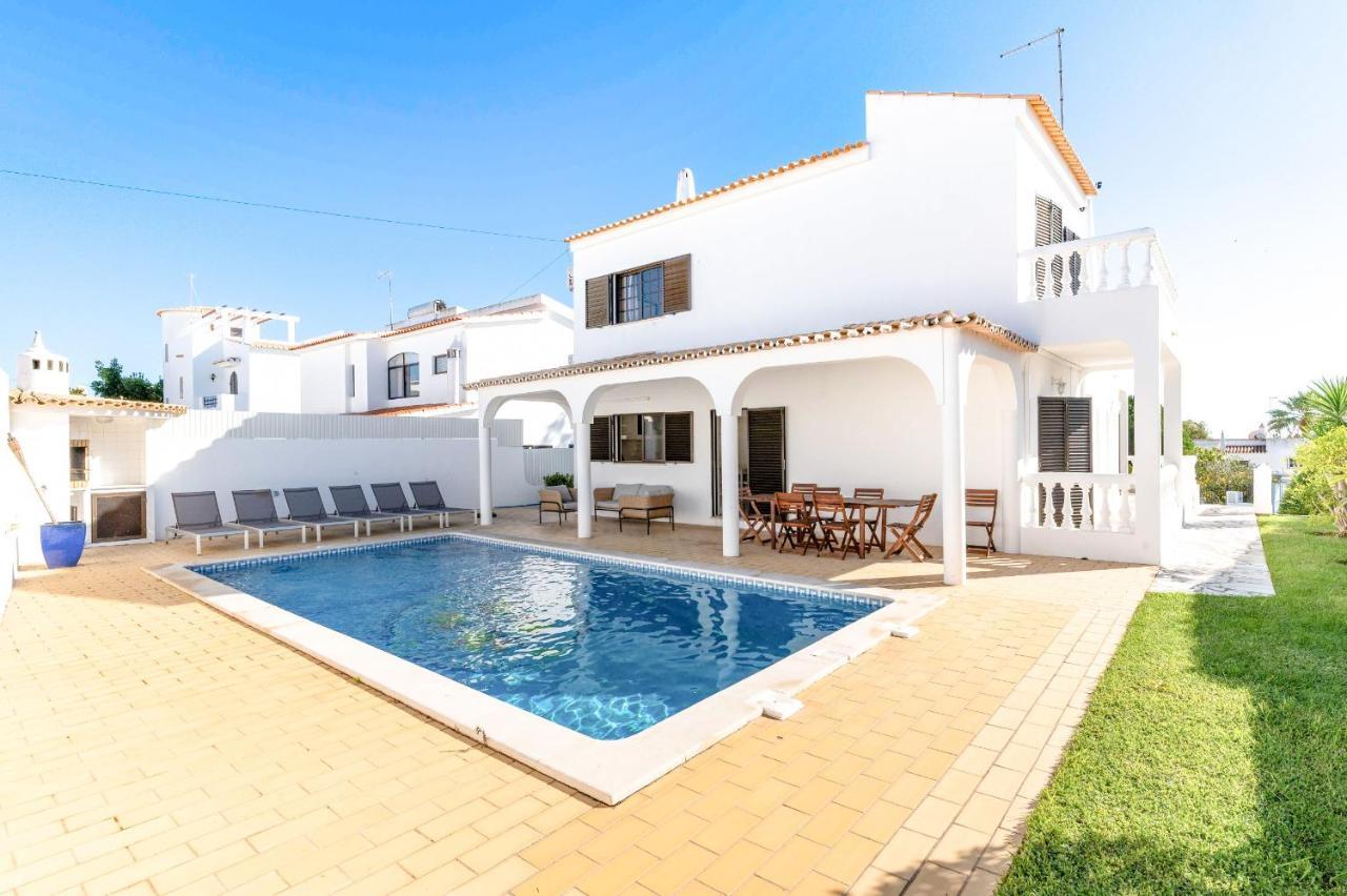 #072 Private Pool And Garden With Ac And Game Room Albufeira Eksteriør billede